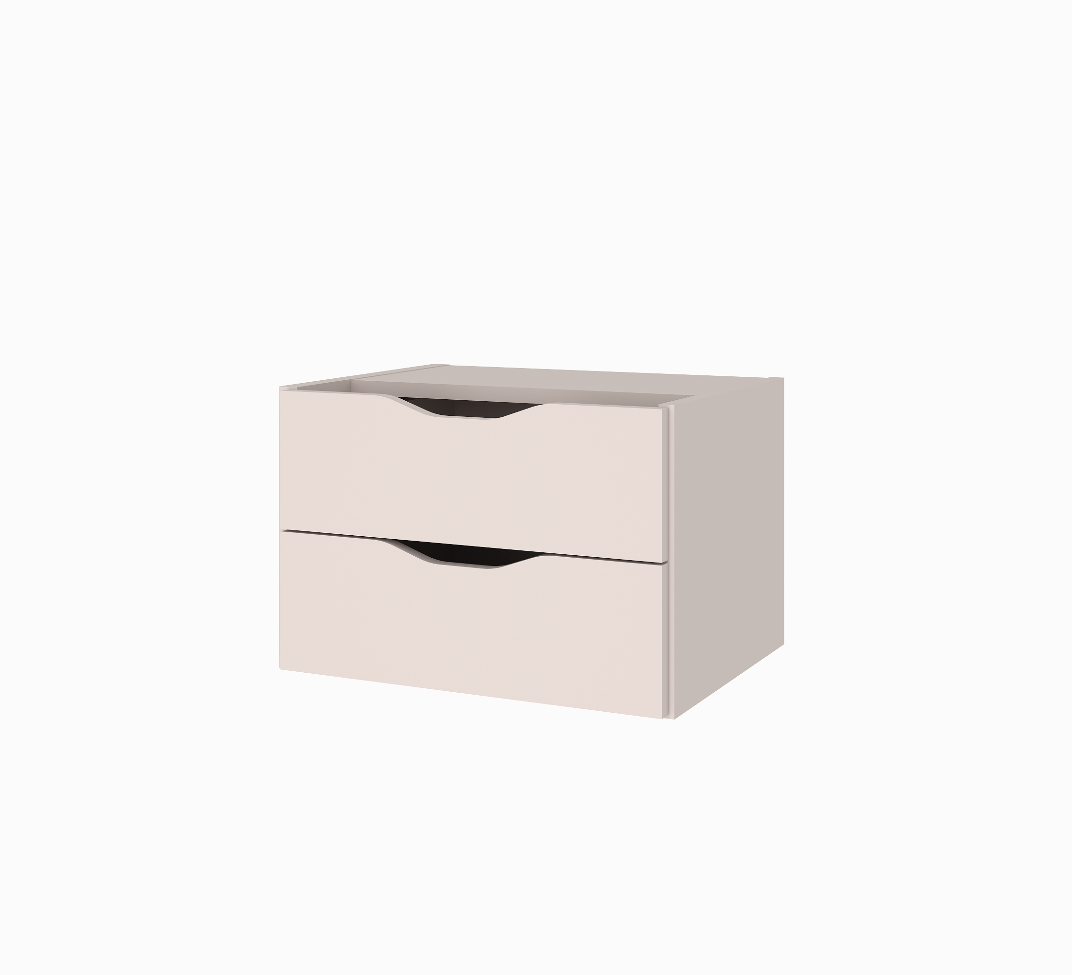 Секция с двумя ящиками  для шкафов