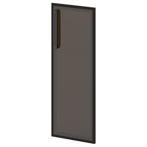 Средняя дверь стеклянная правая для стеллажей L-65, L-66, L-67