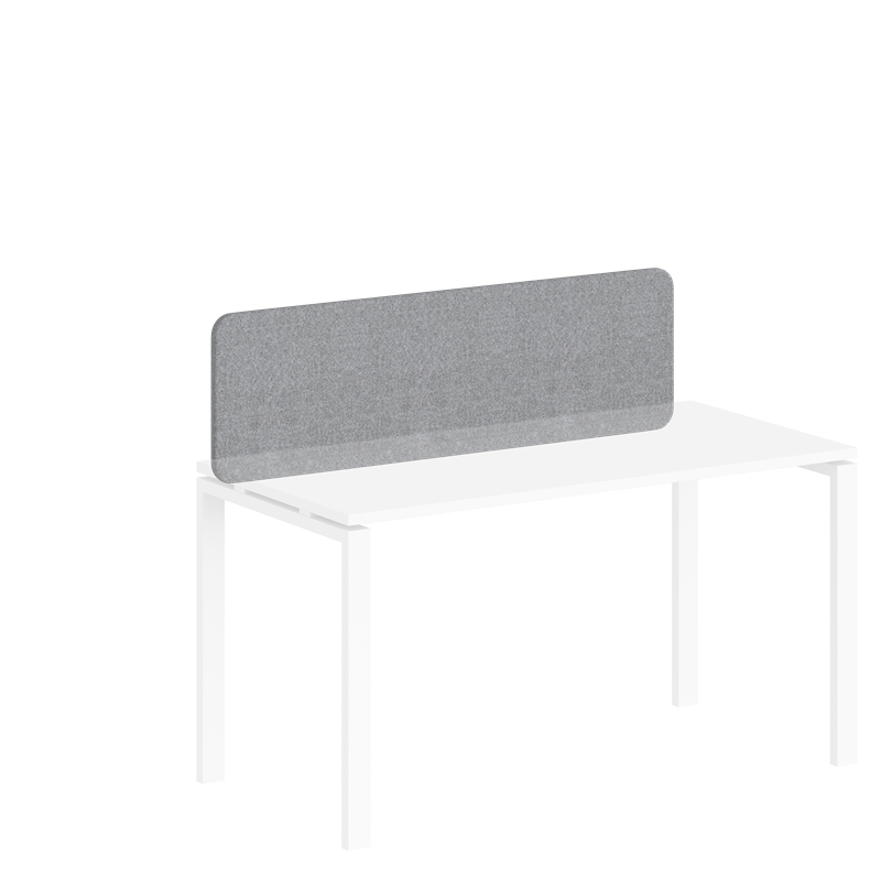 Экран фронтальный тканевый для стола 140 см на молнии 