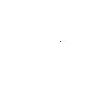 Правая или левая дверь для высокого шкафа