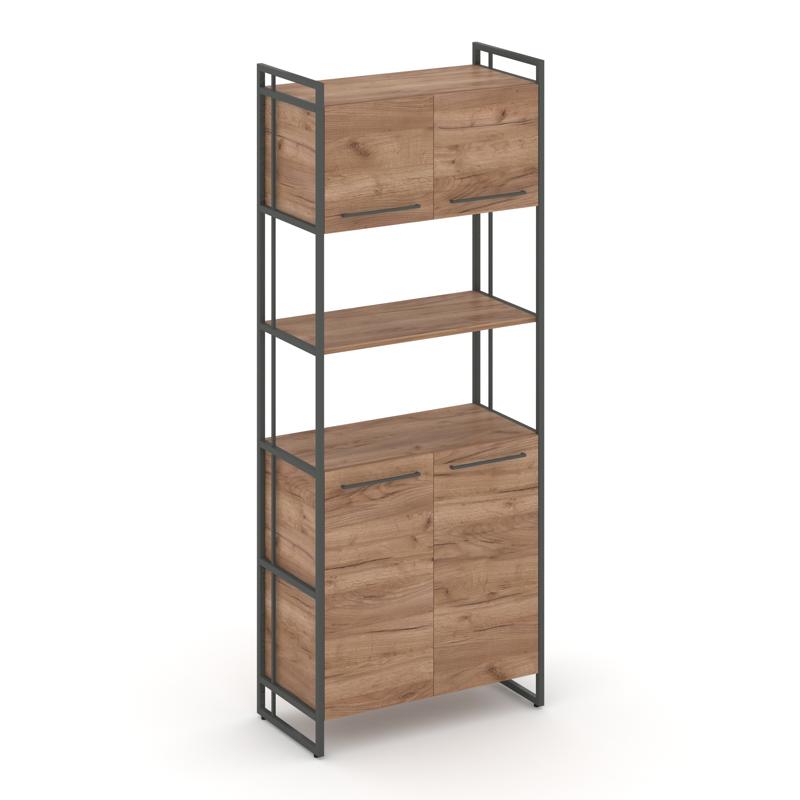 Шкаф высокий c 2-мя открытыми полками