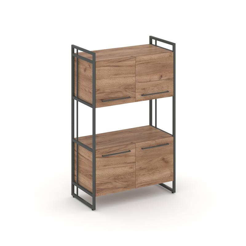 Шкаф средний с 1-ой открытой полкой