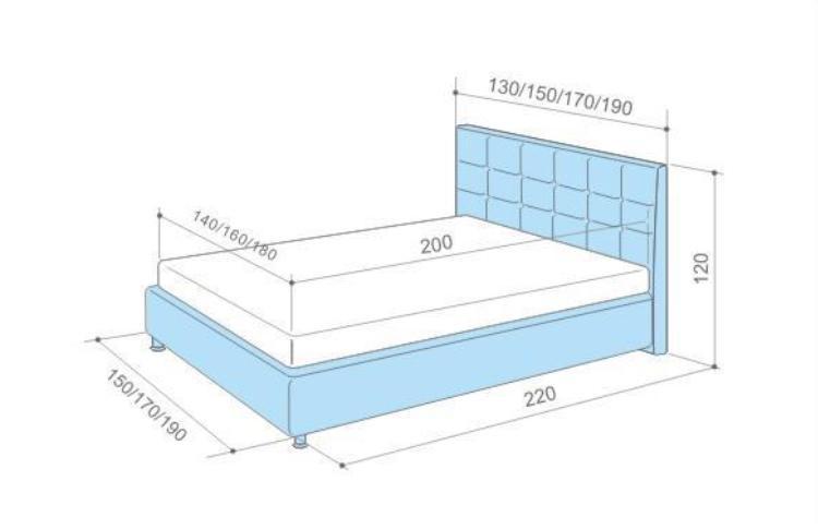 Кровать AmeLia спальное место 200х160