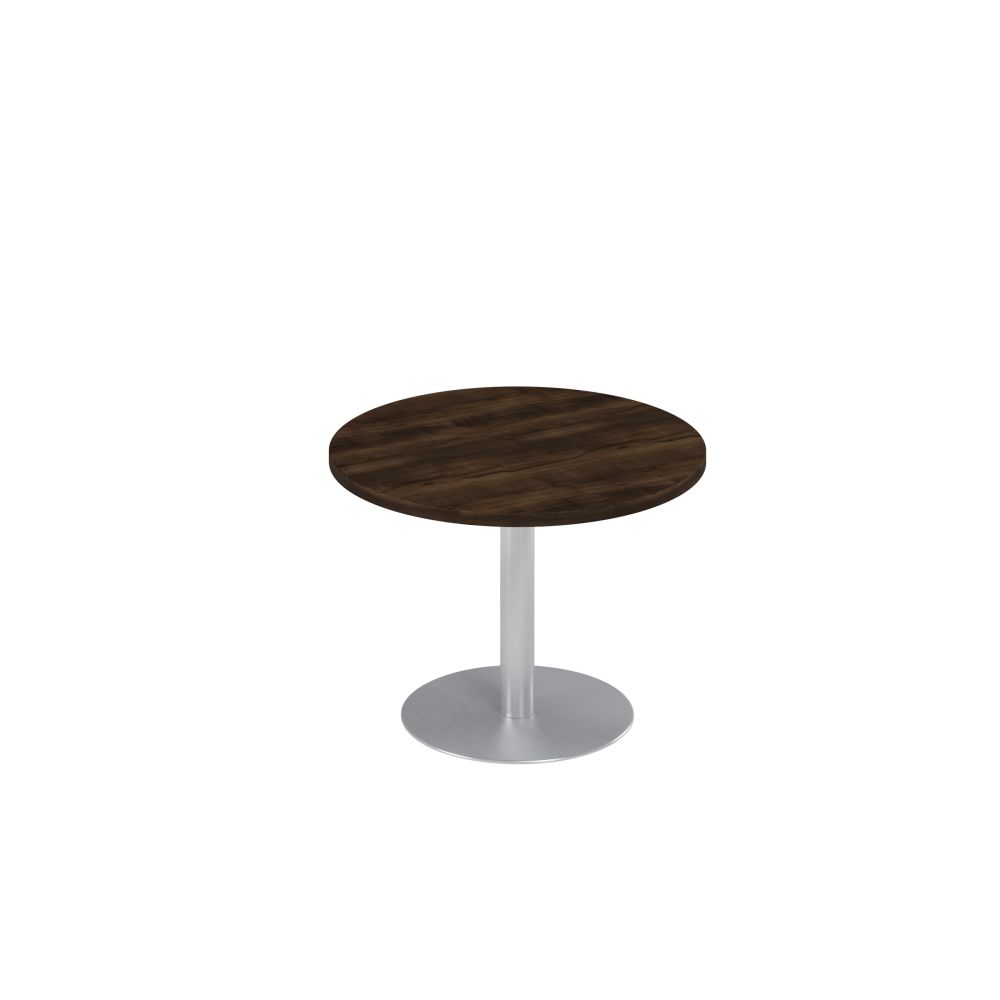 Стол для переговоров круглый на опоре-колонне