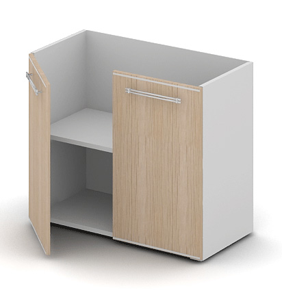 Шкаф низкий (Варианты комплектации: только с топом; с топом и боковыми панелями)