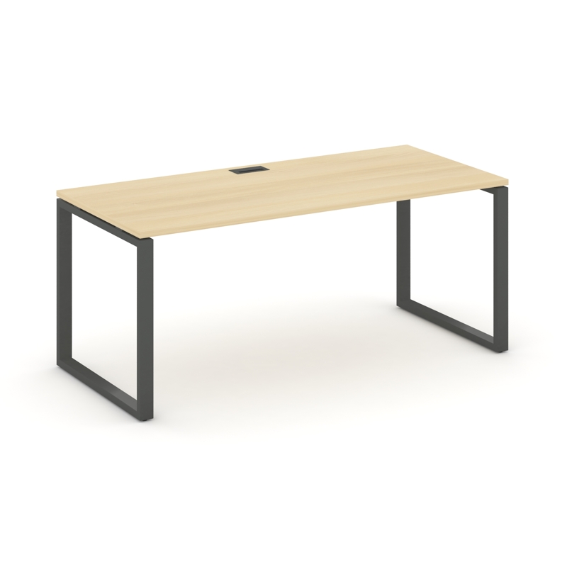 Стол руководителя на О-образных опорах 