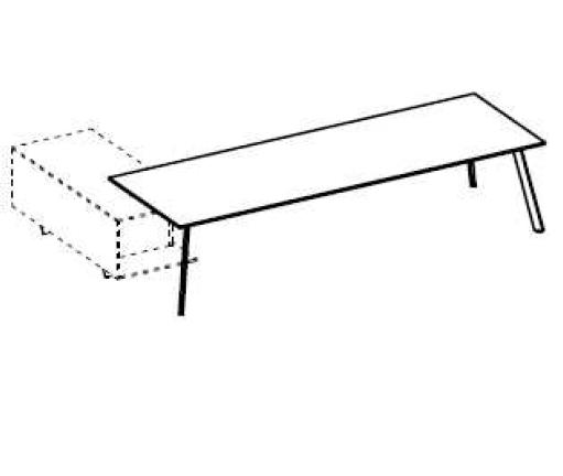 Письменный стол без опорной тумбы Evo AEV 16210 