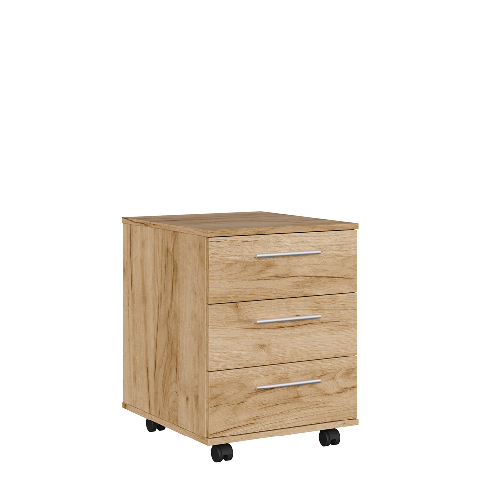 Тумба подкатная с 3 ящиками 