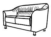 Двухместный диван
