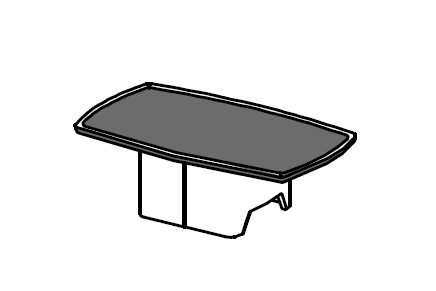 Журнальный столик: кожанный топ, деревянная рамка топа и колонна, метал. вставки в опоре