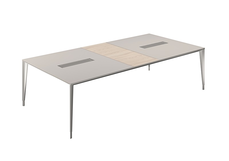 Стол для переговоров с 2-мя кабель-каналами 