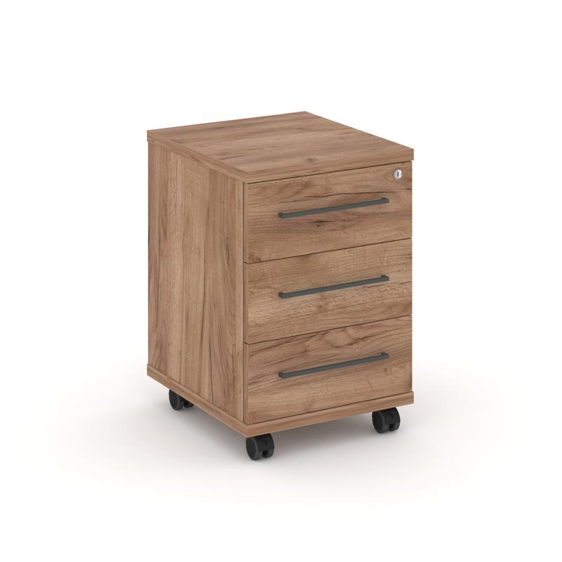 Тумба мобильная усиленная с 3-мя ящиками