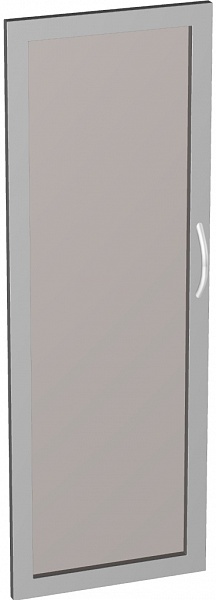 Дверь стеклянная в алюминиевой рамке (1шт.) Статус 60.0