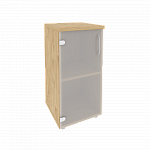 Шкаф низкий узкий левый (1 низкий фасад стекло) Onix Wood/Оникс Вуд O.SU-3.2(L)