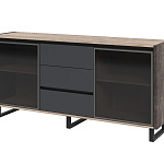 Греденция 3-секционная со стеклянными дверьми и ящиками	 ENDRGEYN / ЭНДГРЕЙН EN.TM-405