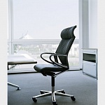 Кресло руководителя Modus 284/81 87/89 dunkel braun frame and armrest cromium-plated* Натуральная кожа 