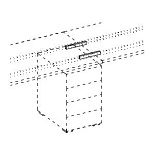 Соединительный элемент для опорных тумбочек MP 3977024