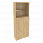 Шкаф высокий широкий (2 средних фасада ЛДСП) Onix Wood/Оникс Вуд O.ST-1.6