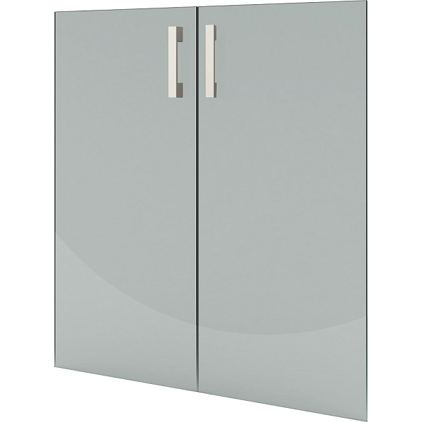 Комплект стеклянных дверей к широкому шкафу Арго А-стл302 прозр