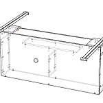 Тумба к переговорному столу Атлас (арт.104), NZ-811.GS.GR*