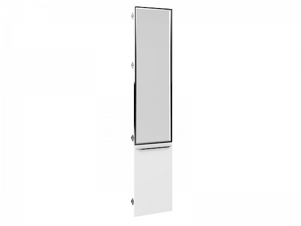 Комплект дверей стекло в алюм раме+ДФ глянец EMPORIO ЕМР439