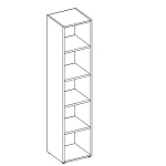 Открытый шкаф The Element ACC 95601