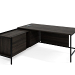 Стол руководителя с тумбой левый  Ostin / Остин ТБ-Д0022388 