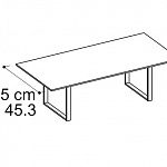 Стол переговорный ширин. 115 см Essence AES 30210