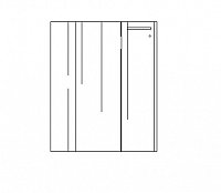 Дверь правая или левая для приставки в шпоне