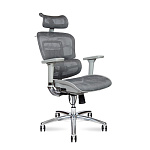 Офисное кресло Kron aluminium grey Сетка Ткань