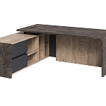 Стол руководителя с тумбой левый ENDRGEYN / ЭНДГРЕЙН EN.SR-106 