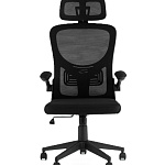 Офисное кресло ТопЧеарс Айрон черный / TopChairs Airone черный Ткань Сетка