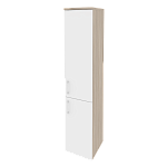 Шкаф высокий узкий правый (1 низкий фасад ЛДСП + 1 средний фасад ЛДСП) Onix Wood/Оникс Вуд O.SU-1.3(R)