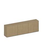 Шкаф для документов низкий закрытый 6-дверный ION ИН 303 ГР