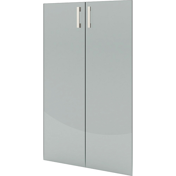 Комплект стеклянных дверей к широкому шкафу Арго А-стл304 прозр