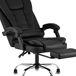 Кресло руководителя ТопЧеарс Президент / TopChairs President  D-403-1 black Эко-кожа/PU-кожа 