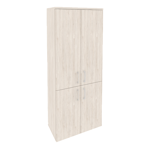 Шкаф высокий широкий (2 низких фасада ЛДСП + 2 средних фасада ЛДСП) Onix Wood/Оникс Вуд O.ST-1.3