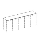 Верхняя панель 225 cm The Element MP 1212225