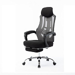 Офисное кресло 007 NEW черный пластик Сетка Ткань