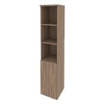 Шкаф высокий узкий правый (1 низкий фасад ЛДСП) Onix Wood/Оникс Вуд O.SU-1.1(R)