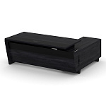 Стол руководителя с опорной тумбой, левый c розеточным блоком  Корнер / Corner COR.SRT-20.E-2(L) 