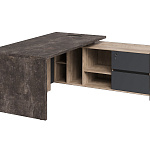 Стол руководителя с тумбой правый ENDRGEYN / ЭНДГРЕЙН EN.SR-105 