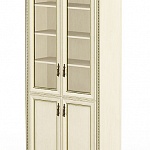 Шкаф-секция левый со стеклянными дверями Марсель ПК-МР-ШКЖС220х106ЛС-В2
