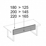 Фронтальная панель для стола 220 см. Essence ES 2501220