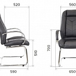 Офисный стул Everprof Drift Lux CF Эко-кожа/PU-кожа